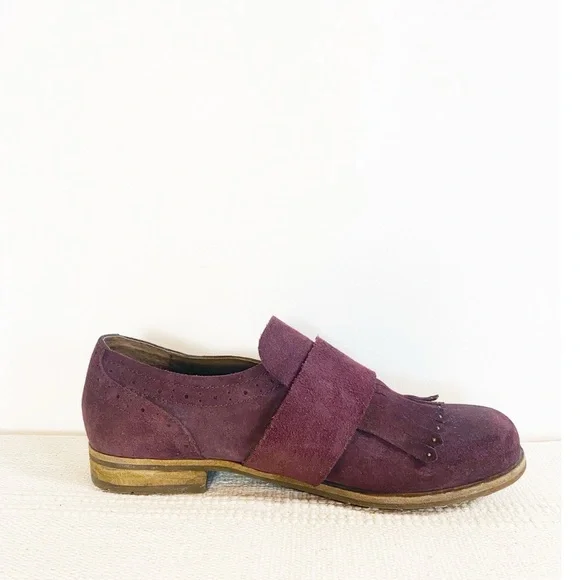 KORK EASE Bailey Leather Loafers in Cranberry Womens size 10